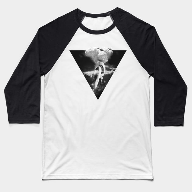 War Godess Baseball T-Shirt by astronaut